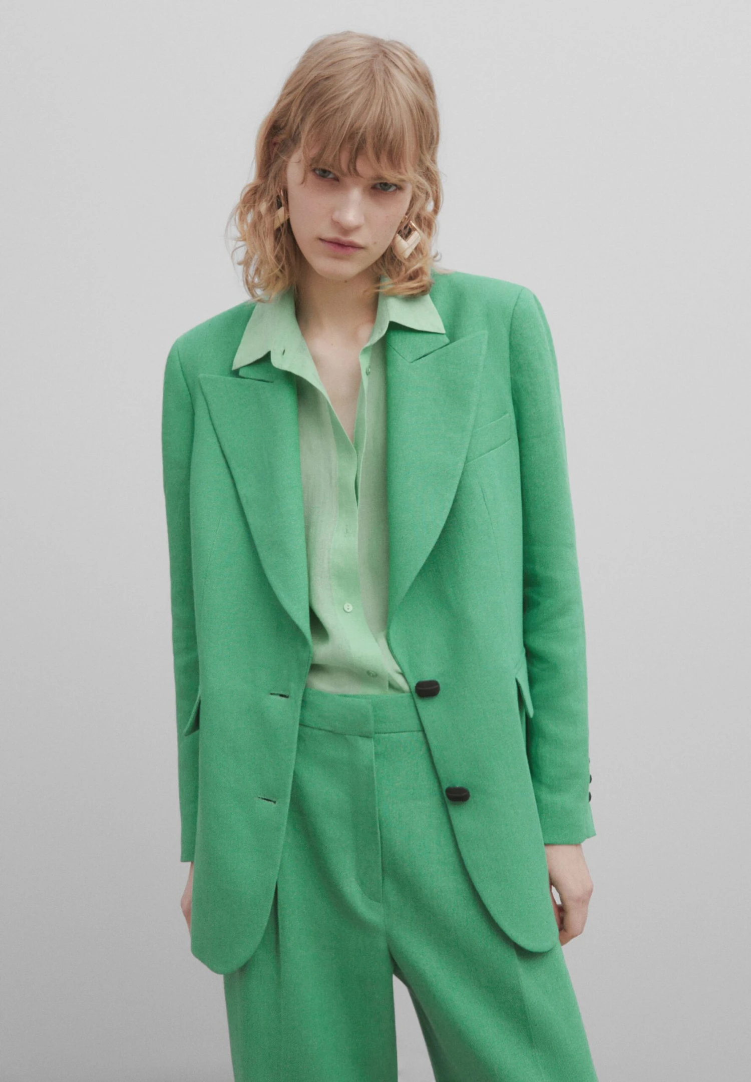 Massimo Dutti Studio Blend Suit - Chinos - Green 3 Massimo Dutti Studio Blend Suit - Chinos - Green