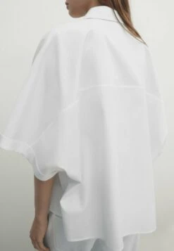 Massimo Dutti With Kimono Sleeves - Button-Down Blouse - White -Massimo Dutti Shop a5572e78776a4883b4e0c5ab5f0e7d96