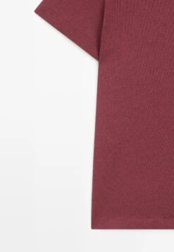 Massimo Dutti LIGHTWEIGHT SHORT SLEEVE MELANGE - Basic T-shirt - Red -Massimo Dutti Shop a6387daef5e7472cae35ac63dc348177