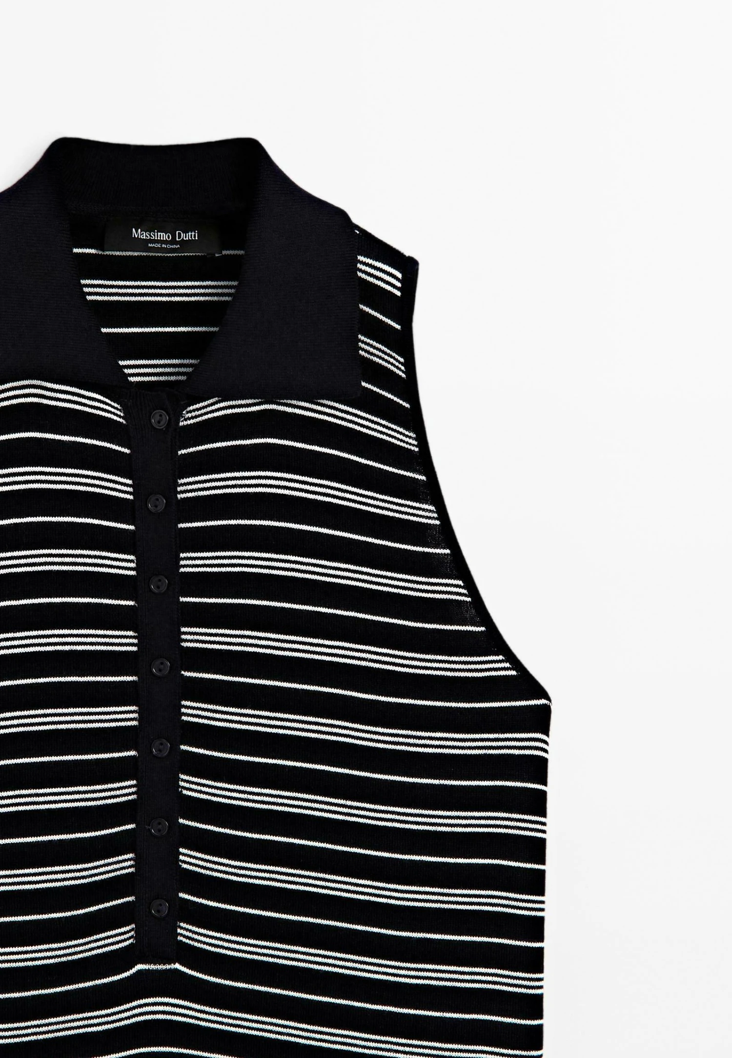 Massimo Dutti STRIPED - Polo Shirt - Dark Blue 9 Massimo Dutti STRIPED - Polo Shirt - Dark Blue - Image 7