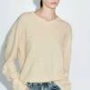 Massimo Dutti OVERSIZE V-NECK - Jumper - Light Yellow -Massimo Dutti Shop a68fed63090b47f1a8771b92c6410a84