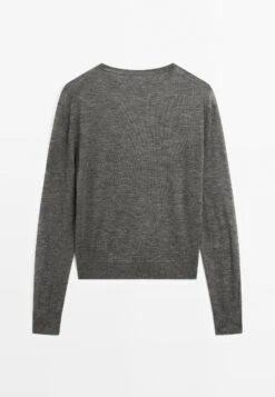 Massimo Dutti FINE SEMI-SHEER WITH CREW NECK - Jumper - Grey 17 Massimo Dutti FINE SEMI-SHEER WITH CREW NECK - Jumper - Grey -Massimo Dutti Shop a69fb8e9a30c43af95ac7c925ff72d54