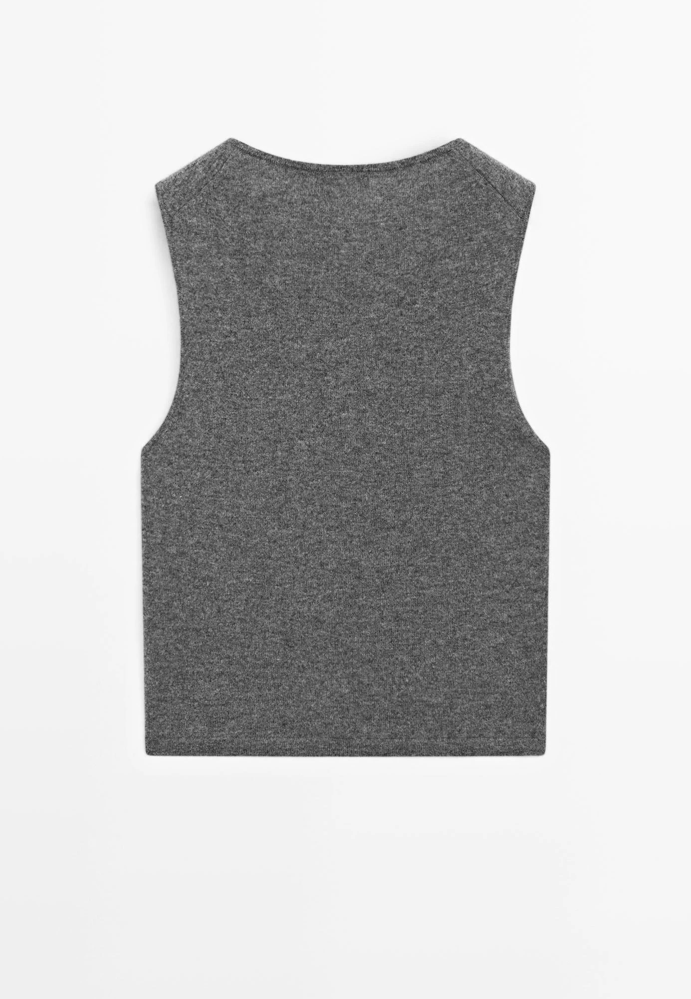 Massimo Dutti WITH BUTTON DETAILS - Top - Grey 9 Massimo Dutti WITH BUTTON DETAILS - Top - Grey - Image 7