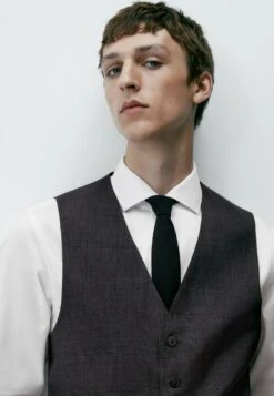 Massimo Dutti Check Super - Waistcoat - Grey 15 Massimo Dutti Check Super - Waistcoat - Grey -Massimo Dutti Shop a6c2b1cdb2864d7ebcdaa178fee84ab9