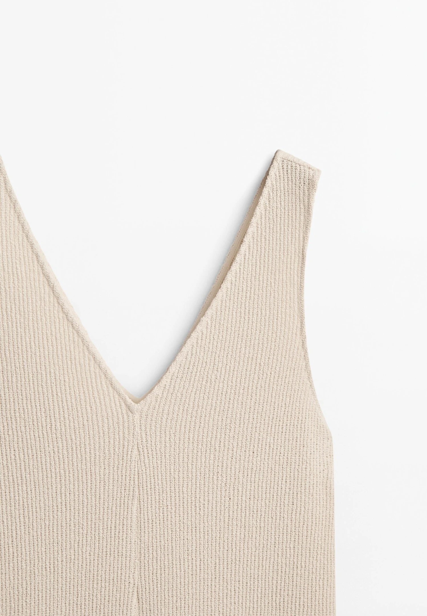 Massimo Dutti Textured V Neck With Slit - Jumper Dress 9 Massimo Dutti Textured V Neck With Slit - Jumper Dress - Image 7