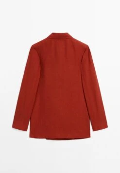 Massimo Dutti SHAWL COLLAR - Blazer - Mottled Red -Massimo Dutti Shop a710f48709894056b17977a66375a291
