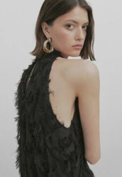 Massimo Dutti Studio - Frayed Long Halter - Maxi Dress -Massimo Dutti Shop a713e4cd5ef44beca7e74426fa40384c