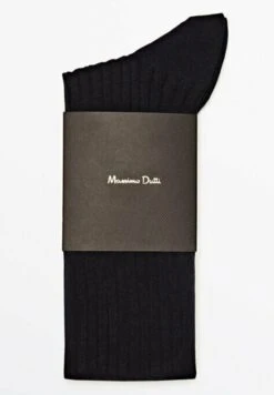 Massimo Dutti Plain Scottish - Socks - Dark Blue -Massimo Dutti Shop a745bb308b7e43f6961a5dcd2d37cfc6
