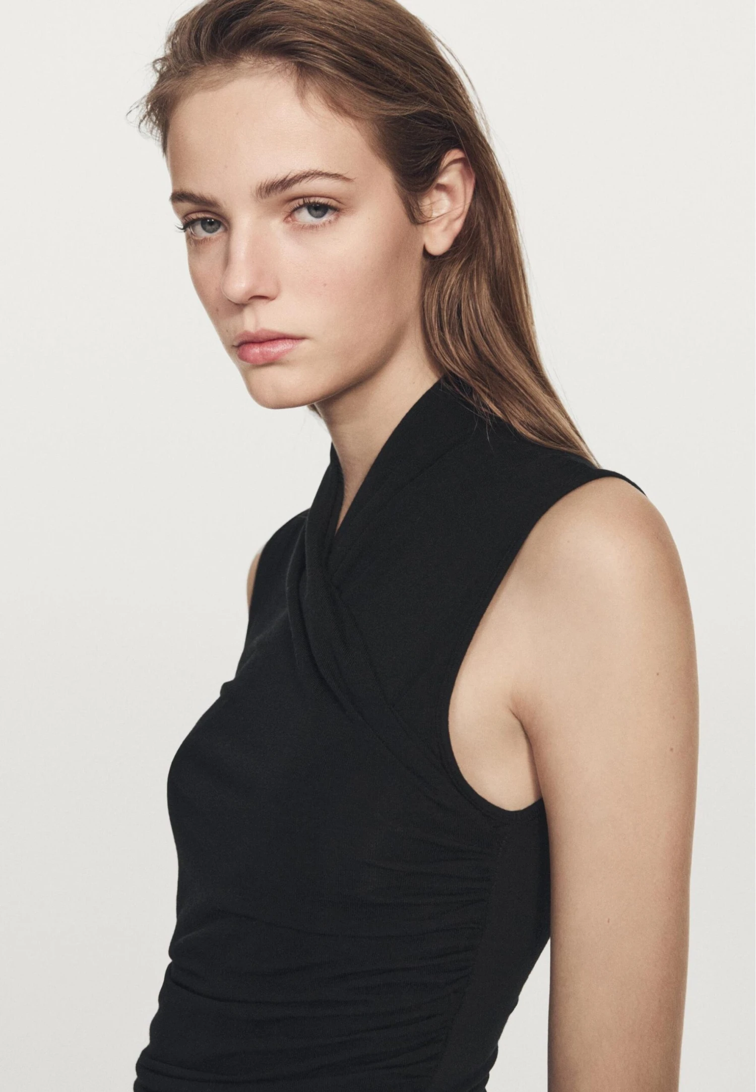 Massimo Dutti SLEEVELESS - Blouse - Black 5 Massimo Dutti SLEEVELESS - Blouse - Black - Image 3