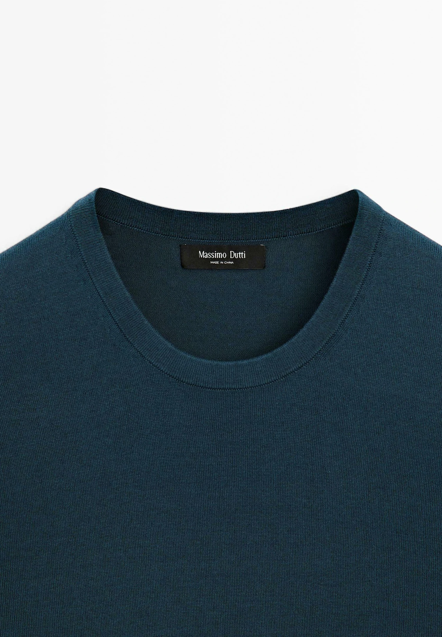Massimo Dutti LONG SLEEVE CREW NECK - Jumper - Dark Blue 11 Massimo Dutti LONG SLEEVE CREW NECK - Jumper - Dark Blue - Image 9