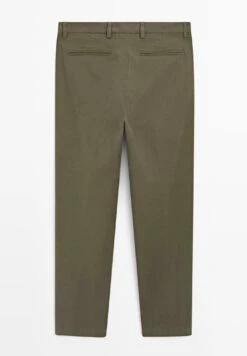 Massimo Dutti SLIM FIT TEXTURED - Trousers - KHAKI 16 Massimo Dutti SLIM FIT TEXTURED - Trousers - KHAKI -Massimo Dutti Shop a75cc766cb674fa8b47dcb6a3cb82f41