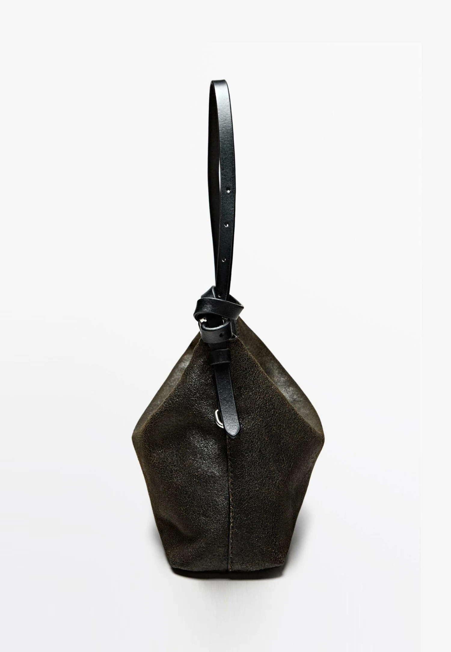 Massimo Dutti Handbag - Mottled Dark Green 7 Massimo Dutti Handbag - Mottled Dark Green - Image 5