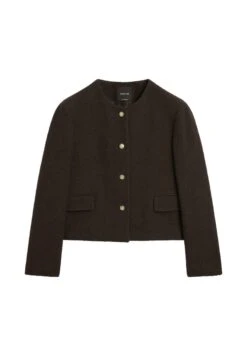 Massimo Dutti ELEGANT CROPPED WITH FLAP POCKETS - Light Jacket - Mottled Dark Brown 15 Massimo Dutti ELEGANT CROPPED WITH FLAP POCKETS - Light Jacket - Mottled Dark Brown -Massimo Dutti Shop a77c87322fdc4b0bba59bc49bd7f3223
