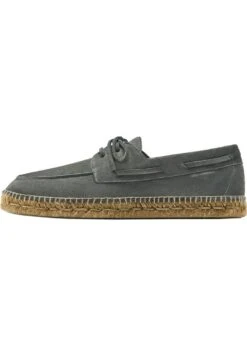 Massimo Dutti Deck - Boat Shoes - Grey