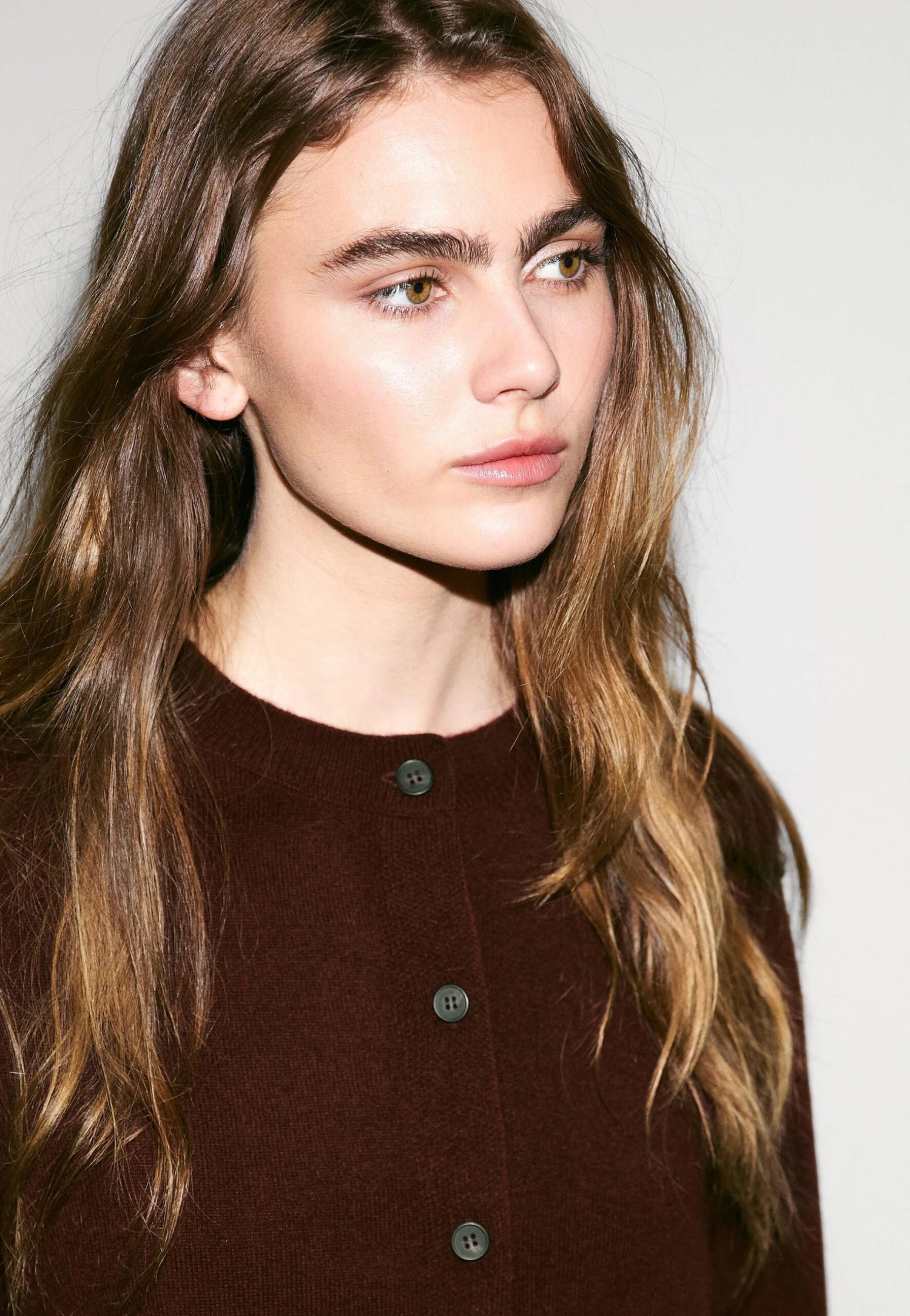 Massimo Dutti BUTTONED LONG SLEEVE WITH CREW NECK - Cardigan - Bordeaux 5 Massimo Dutti BUTTONED LONG SLEEVE WITH CREW NECK - Cardigan - Bordeaux - Image 3