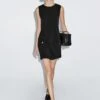 Massimo Dutti SHORT SLEEVELESS ROUND NECK - Day Dress - Black -Massimo Dutti Shop a7e39608e1b64ec6b20e7609c3272807