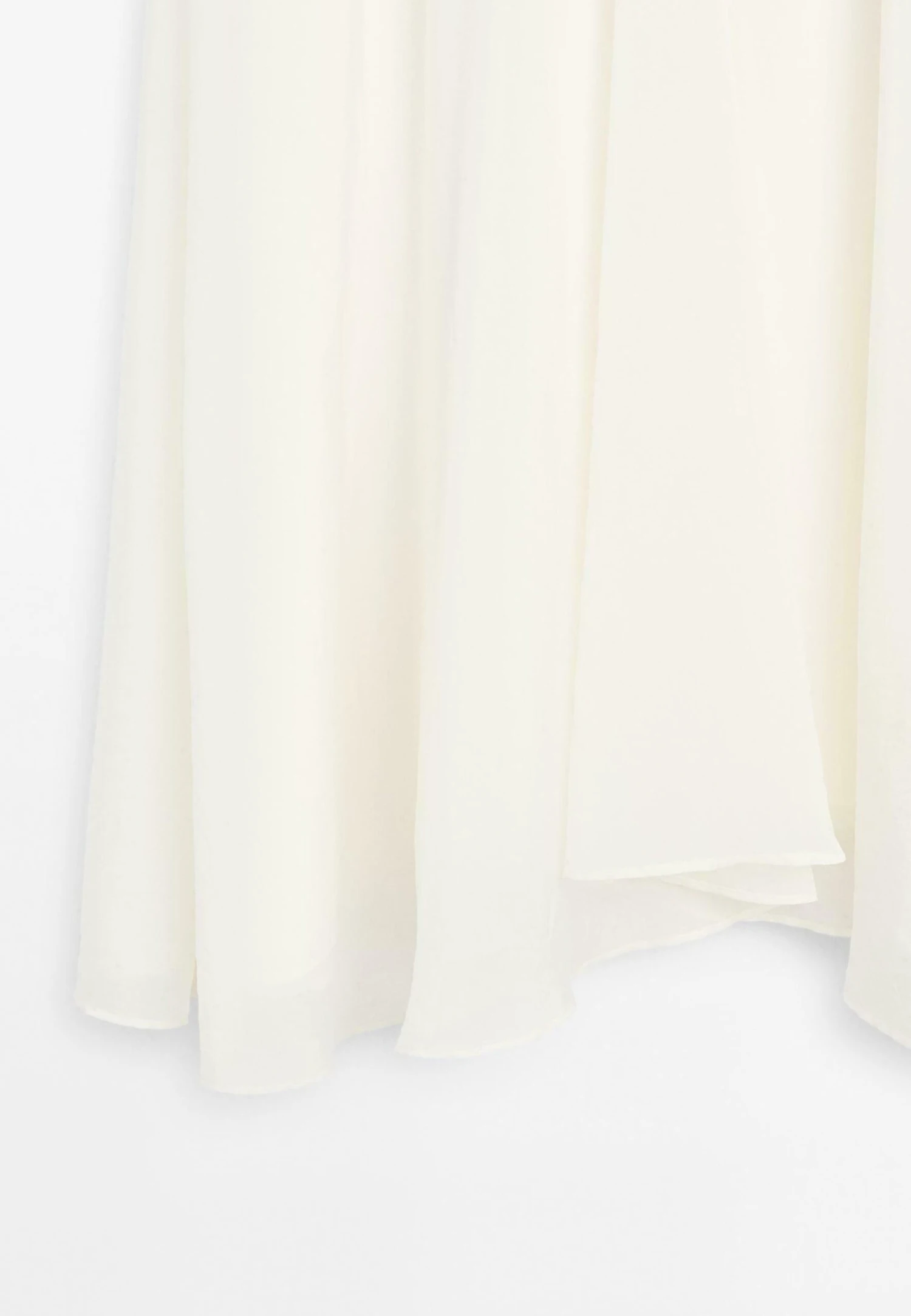 Massimo Dutti MIDI WITH YOKE AND FLOUNCE - A-line Skirt - Beige 12 Massimo Dutti MIDI WITH YOKE AND FLOUNCE - A-line Skirt - Beige - Image 10