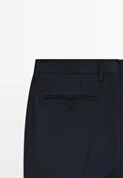 Massimo Dutti PINSTRIPE SUIT - Chinos - Dark Blue -Massimo Dutti Shop a82548a471344d3fb384496a26ffa68a