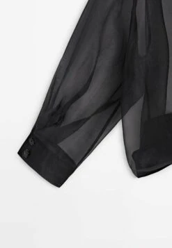 Massimo Dutti Studio-Organza- Bomber Jacket - Black -Massimo Dutti Shop a83dc7c664a74543a45fc413b65b6614