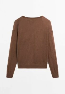 Massimo Dutti FINE SEMI-SHEER WITH V-NECK - Jumper - Brown 17 Massimo Dutti FINE SEMI-SHEER WITH V-NECK - Jumper - Brown -Massimo Dutti Shop a84f90c3259545959e1b3ced8963b1dd