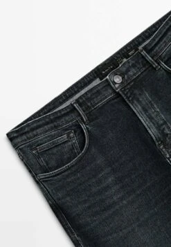 Massimo Dutti Dirty Wash- Slim Fit Jeans - Blue -Massimo Dutti Shop a87f6fd5bc11468aac07fd47d624e3e6