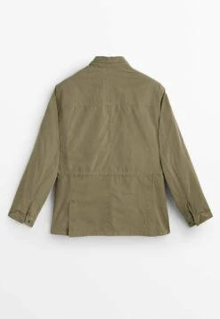 Massimo Dutti Technical With Zip- Summer Jacket - Brown -Massimo Dutti Shop a880589dd9bc40d7987100e71f6718f5