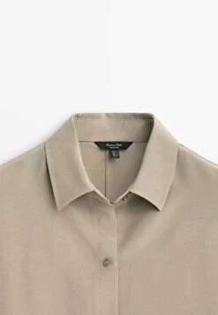 Massimo Dutti Flowing - Button-Down Blouse - Beige 18 Massimo Dutti Flowing - Button-Down Blouse - Beige -Massimo Dutti Shop a895b51f299b4ddf9ee1a8451ced2cbd