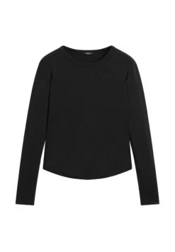 Massimo Dutti LONG SLEEVE WITH ROUNDED HEM - Long Sleeved Top - Light Brown -Massimo Dutti Shop a896acd5a2bb4fa38fd8cb775a08afec 1