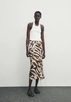 Massimo Dutti Midi With Animal Print - Wrap Skirt - Brown 13 Massimo Dutti Midi With Animal Print - Wrap Skirt - Brown -Massimo Dutti Shop a897065113854758b6d7a967e02fa2fd