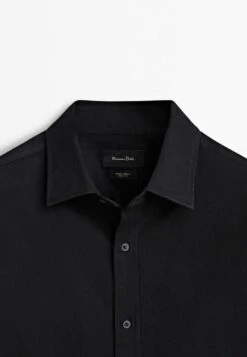 Massimo Dutti Soft Wash - Shirt - Black -Massimo Dutti Shop a8d74518475f4d4e83d4e9e9a922e176
