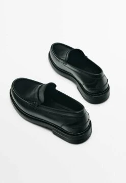 Massimo Dutti Loafers - Slip-Ons - Black -Massimo Dutti Shop a8e87e1f3ef4479388cf6d4246abe1c5