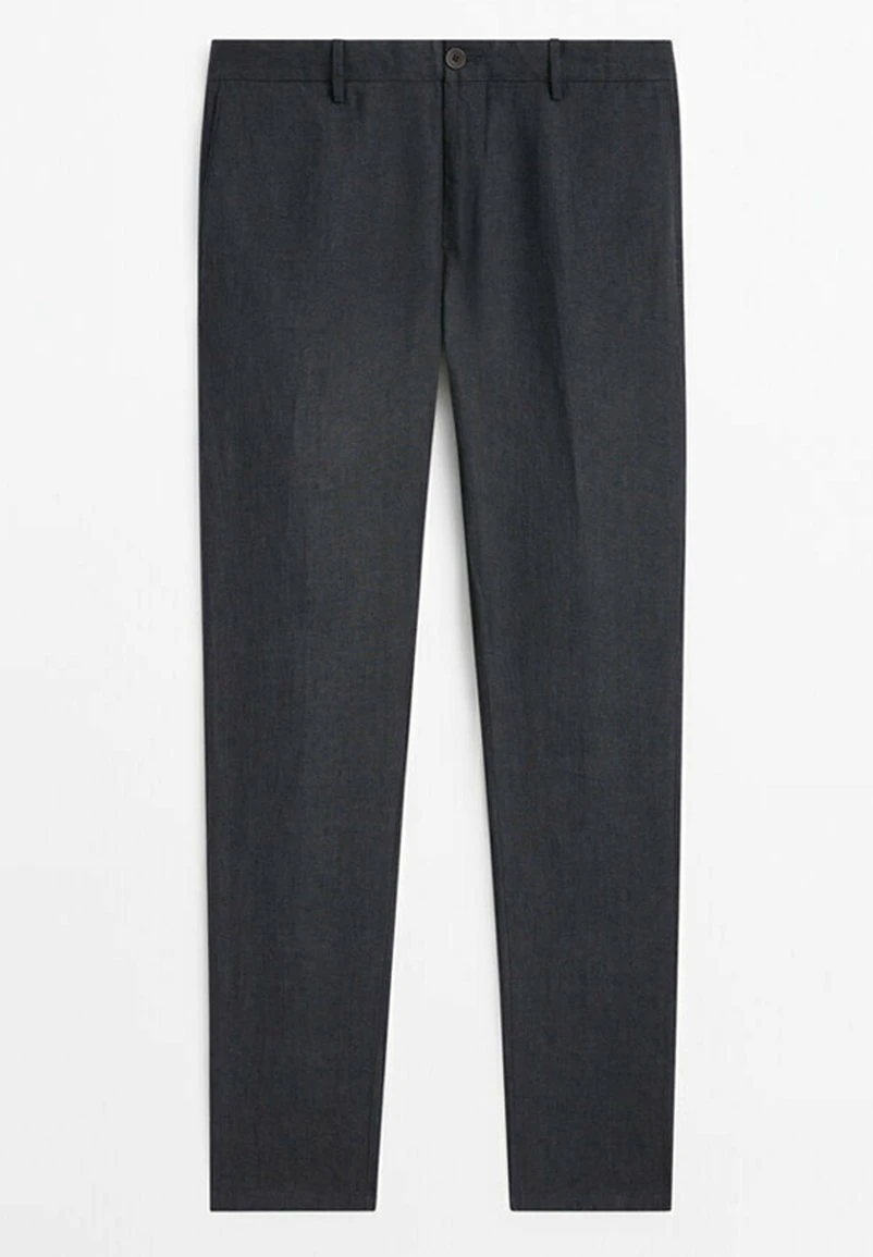 Massimo Dutti Tapered Fit - Chinos - Dark Grey 13 Massimo Dutti Tapered Fit - Chinos - Dark Grey - Image 11