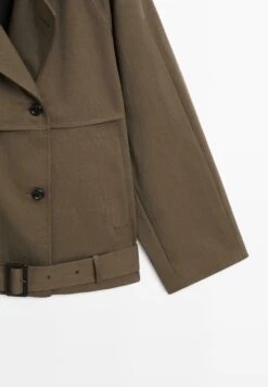 Massimo Dutti SHORT WITH BELT DETAIL - Trenchcoat - Dark Brown 23 Massimo Dutti SHORT WITH BELT DETAIL - Trenchcoat - Dark Brown -Massimo Dutti Shop a939def1448c43119e502798715df2b7