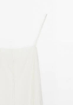 Massimo Dutti FLOWING STRAPPY MIDI - Cocktail Dress / Party Dress - White -Massimo Dutti Shop a93a80ffd16b4ba19c78c203b949ec30