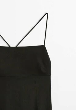 Massimo Dutti Blend Midi With Straps At The Back - Day Dress - Black 20 Massimo Dutti Blend Midi With Straps At The Back - Day Dress - Black -Massimo Dutti Shop a9611ae5cb5a4723861d0c488a62371c