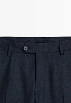 Massimo Dutti Houndstooth- Suit Trousers - Dark Blue -Massimo Dutti Shop a992a0a31dcd430ca1e59554a638110e