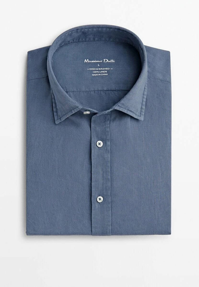 Massimo Dutti Shirt - Blue Grey 12 Massimo Dutti Shirt - Blue Grey - Image 10
