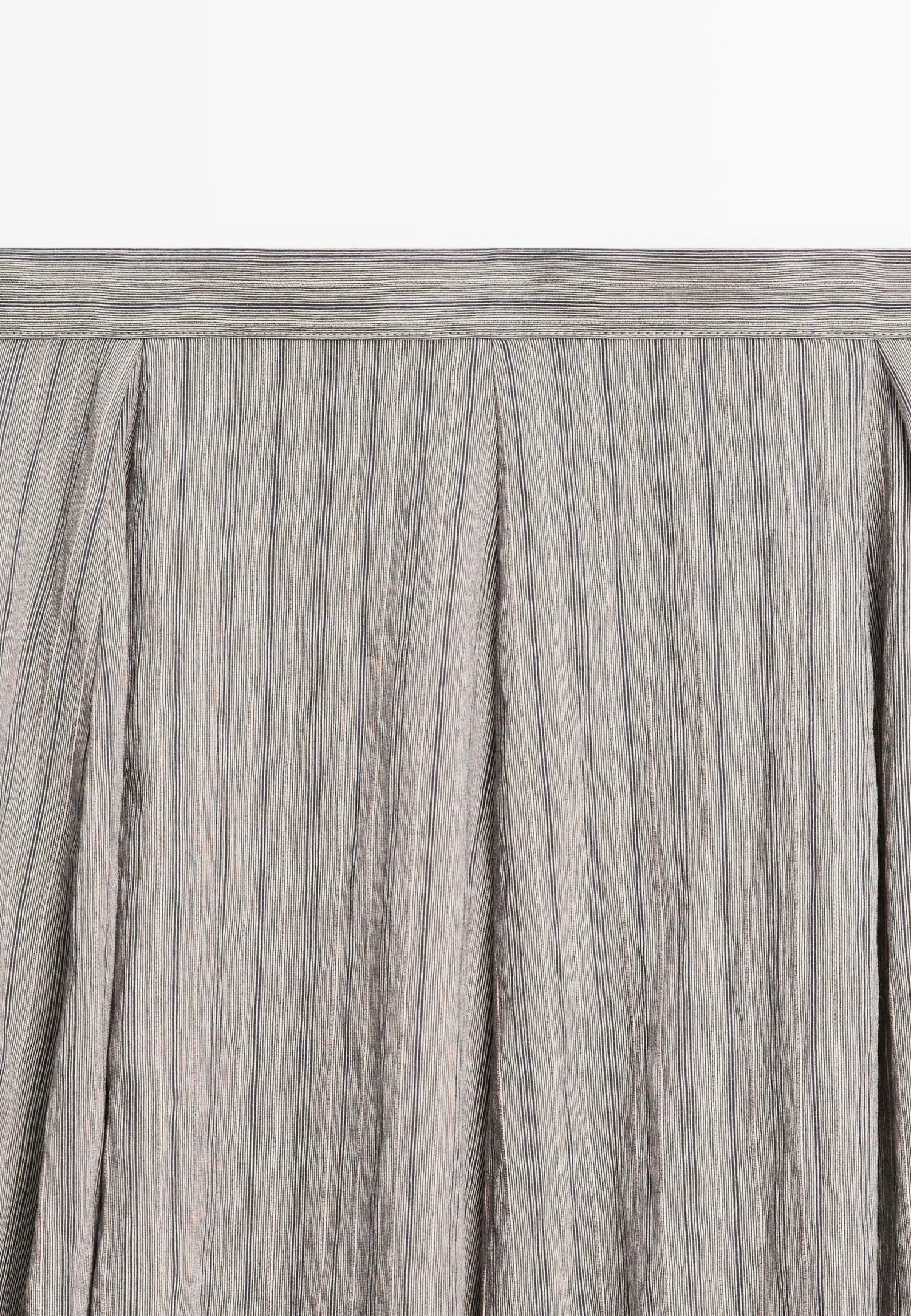 Massimo Dutti STRIPED FLARED MIDI - A-line Skirt - Grey 12 Massimo Dutti STRIPED FLARED MIDI - A-line Skirt - Grey - Image 10