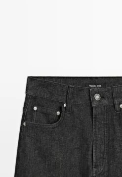 Massimo Dutti HIGH-WAIST - Straight Leg Jeans - Black -Massimo Dutti Shop a9c1cc23e6644a96b14d6e8cbe6fd6ac