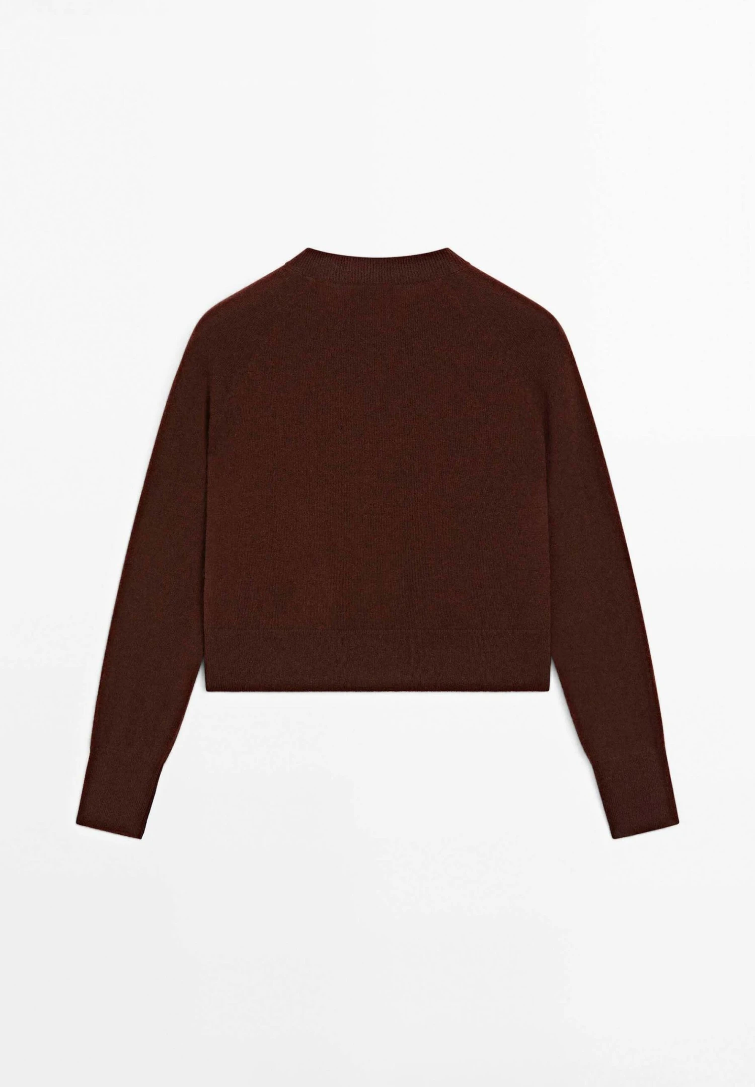 Massimo Dutti BUTTONED LONG SLEEVE WITH CREW NECK - Cardigan - Bordeaux 10 Massimo Dutti BUTTONED LONG SLEEVE WITH CREW NECK - Cardigan - Bordeaux - Image 8