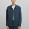 Massimo Dutti Studio With Snap Buttons - Summer Jacket - Metallic Blue 2 Massimo Dutti Studio With Snap Buttons - Summer Jacket - Metallic Blue -Massimo Dutti Shop a9d000ccea0d40a098c0ce8f5c0235f6