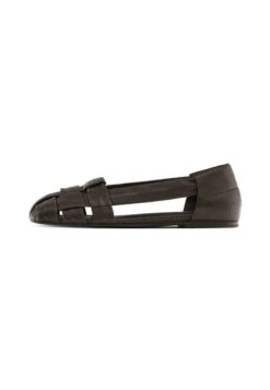 Massimo Dutti CAGE - Slip-ons - Dark Brown