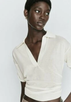 Massimo Dutti Polo Shirt - Beige -Massimo Dutti Shop aa0147790c4046deaadc5bd539d45af0