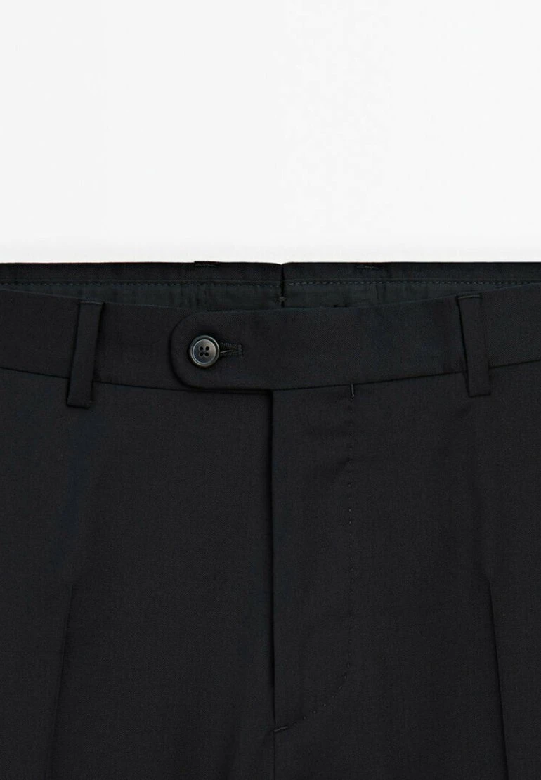 Massimo Dutti PLAIN - Suit Trousers - Dark Blue 10 Massimo Dutti PLAIN - Suit Trousers - Dark Blue - Image 8