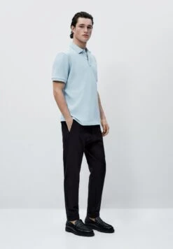 Massimo Dutti Polo Shirt - Blue/Grey 15 Massimo Dutti Polo Shirt - Blue/Grey -Massimo Dutti Shop aa74425515c4495fb624d254db8b48b4