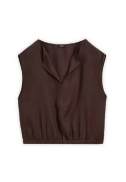 Massimo Dutti GARMENT WITH ELASTICATED HEM - Blouse - Mottled Bordeaux -Massimo Dutti Shop aace4f0e31c64085bdca6c85054d6f3f