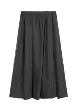 Massimo Dutti FLARED MIDI - Maxi Skirt - Dark Grey -Massimo Dutti Shop ab1aaa86bf5a49d6a49ddd8c27620ba9