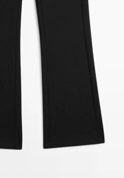 Massimo Dutti FLARE FIT - Trousers - Black -Massimo Dutti Shop ab435baf23fb425888388ecb704d44c9