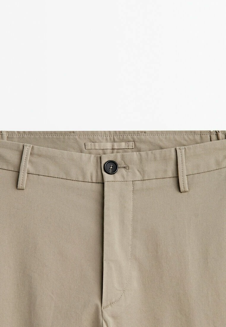 Massimo Dutti Jogger-Fit - Trousers - Beige 9 Massimo Dutti Jogger-Fit - Trousers - Beige - Image 7