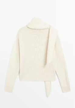 Massimo Dutti SCARF NECK WITH LONG SLEEVES - Jumper - Beige 12 Massimo Dutti SCARF NECK WITH LONG SLEEVES - Jumper - Beige -Massimo Dutti Shop ab6b5278051d467b9ffd9bb89b313f50